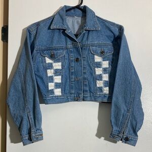 Vintage Cropped Jean Jacket XS/S